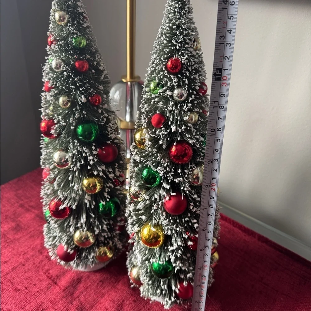 West Elm Bottlebrush Ornament Tree